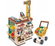 Woopie Žaislas Supermarketas su Vežimėliu ir Priedais