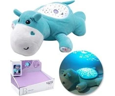 Woopie Baby Woopie Žaislas Hipopotamas 2in1: Miego Pagalbininkas su Projektoriumi