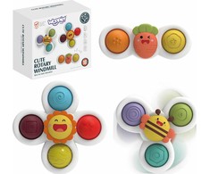 Woopie Baby WOOPIE Zaislas Sensoryinis 3in1 suktukų rinkinys
