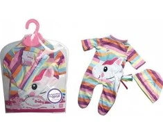 WOOPIE ROYAL lėlės drabužių rinkinys Vienaragis 43–46 cm