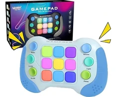 WOOPIE Elektroninė Įgūdžių Žaidimų Sėdimoji Pop-It Fidget Toy Gamepad Mėlyna