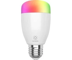 Lemputė LED E27, 230V, 6W, 500lm, 2700K - 6500K, CCT, RGB, išmanioji Wi-Fi, valdoma programėle, TUYA, WOOX
