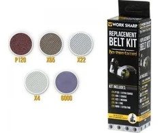 Work Sharp Abrasives – 5 galandimo juostų rinkinys, skirtas Work Sharp Ken Onion Edition