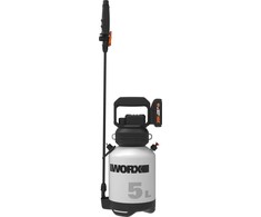 „Worx“ belaidis slėginis purkštuvas CBBFA 20 V 5 l + 2 Ah akumuliatorius