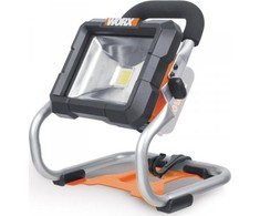 WORX akumuliatorinė LED darbinė lempa 20 V, 1500 lm, 360° kampas, WX026.9