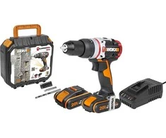 Worx WX354 gręžtuvas 20 V, 2 x 2 Ah baterija