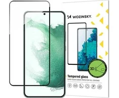 Bestsuit 3D Edge Nano Flexi Glass Film Full Screen apsauginis stiklas su rėmeliu Samsung Galaxy S22 + (S22 Plus) Transparent