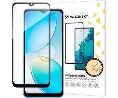 Wozinsky Grūdintas stiklas 9H na cały ekran Infinix Hot 12i su ramką Case Friendly juoda