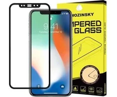 Wozinsky super tough full glue apsauginis stiklas full screen with frame case friendly Apple iphone xr / iphone 11 juodas