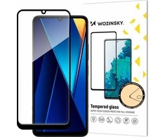 Wozinsky Full Glue apsauginis stiklas su juodu rėmeliu Xiaomi POCO C65/Redmi 13C