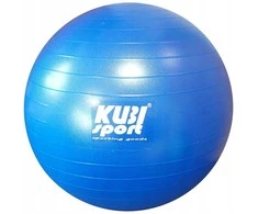 Wozinsky Pripučiamas gimnastikos kamuolys reabilitacijai, mėlynas, KUBISPORT, 85 cm