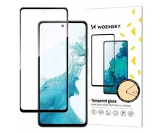 Wozinsky Super Tough Full Glue Apsauginis stiklas, skirtas viso ekrano apsaugai su rėmeliu, skirtas dėklui, Samsung Galaxy A53 5G Juodas