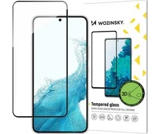 Hurtel Bestsuit 3D Edge Nano Flexi Glass Film Full Screen apsauginis stiklas su rėmeliu Samsung Galaxy S22 Transparent