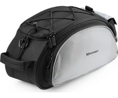 Wozinsky Bike Pannier Bag with Shoulder Strap 13L Juodas (WBB1BK)