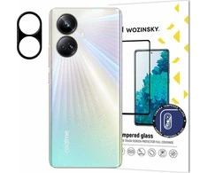 Grūdintas stiklas 9H na aparat kamerę do Realme 10 Pro+ Full Camera Glass