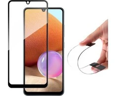 Wozinsky Full Cover Flexi Nano Glass Hybrid ekrano apsauga su rėmeliu Samsung Galaxy A42 5G skaidrus