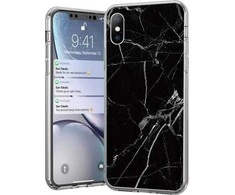 Wozinsky Marble TPU dėklas skirtas Xiaomi Mi Note 10 Lite, juodas