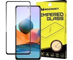 LCD apsauginis stikliukas "Wozinsky 5D Full Glue" Xiaomi Redmi Note 10 Pro/Xiaomi 12T/12T Pro/Mi 11i/Mi 11T/Mi 11T Pro/POCO F3/POCO X5 5G/POCO X5 Pro 5G pritaikytas dėklui juodas