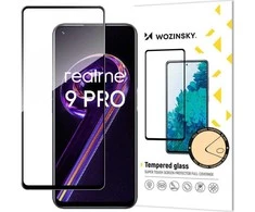 „Wozinsky Apsauginis stiklas Full Glue Super Tough“ ekrano apsauga, pilnai padengta rėmeliu, tinka „Realme 9 Pro“ juodas