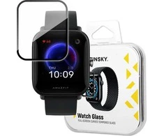 Wozinsky Hybrid apsauginis stiklas skirtas Amazfit Bip U juoda