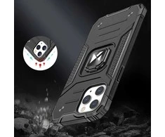 Dėklas Wozinsky Šarvuotas korpuso dangtelis + magnetinis laikiklis iPhone 13 mini Ring Armor rose