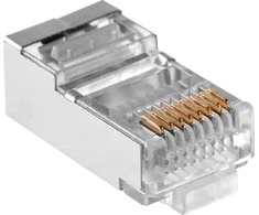 Wtyk Telefono kištukas. RJ45 8P 8C + EKRANAS