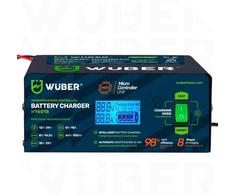Microprocessor-controlled car battery charger 10 A 6–150 Ah 2–24 V W14018 WUBER
