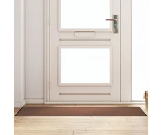 Durų kilimėlis Ruda ir juoda 60 x 180 cm 100% poliamidas