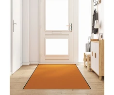 Durų kilimėlis Oranžinis ir Juodas 120 x 350 cm 100% poliamidas