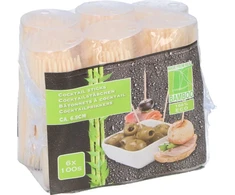 Other Brand Dantų krapštukai 6x100 vnt. natūralus bambukas