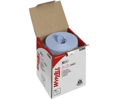 WYPALL Valymo šluostės ritinyje X60 General Clean, centrinis išvyniojimas, neaustinės, 150 lapelių, mėlynos (KC-WLP-8380)