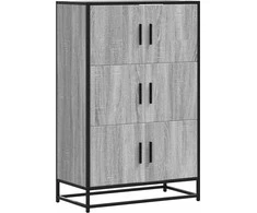 Highboard Pilka Sonoma Inžinerinė mediena ir metalas
