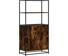 Highboard rūkytas ąžuolas 68x35x139 cm Mediena ir metalas