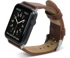 Išmaniojo laikrodžio Apple odinis dirželis, Rudos spalvos, 38mm
