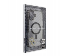 X-ONE Dropguard Magnetic Dėklas Pro (suderinamas su MagSafe) - skirtas Apple iPhone 16 Plus juodos spalvos