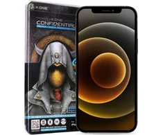 „X-ONE Full Cover“ ypač stiprus privatumo užtikrinimas – skirtas „iPhone 16 Pro Max/17 Pro Max“ (pilnai klijuojamas) su 9H grūdinto stiklo apsauga