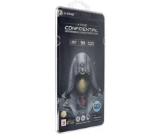 X-ONE Full Cover Extra Strong Privacy - skirtas Apple iPhone 15 Pro Max (full glue) apsauginis stiklas 9H