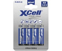 XCell akumuliatorius Extreme ličio FR6 Mignon AA 4 vnt.