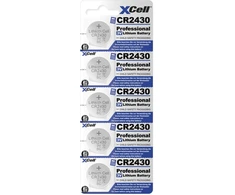 XCell baterijos CR2430 3V 290mAh 5 vnt.