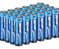 XCell našios baterijos LR03 Micro AAA 24 vnt. dėžutėje