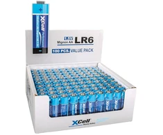 XCell Performance baterijos LR6 Mignon AA 100 vnt. dėžutėje