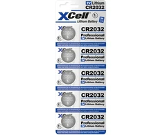 XCell sagos formos baterijos CR2032 3V 220mAh 5 vnt.