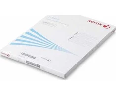Xerox popierius – baltos lipnios etiketės, skirtos vienspalviam spausdinimui – aštrūs kampai (etiketės 4UP 105x148,5, 100 lapų, A4)