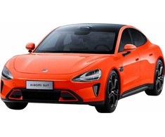 Xiaomi SU7 1:18 Die-cast Model Car | Lava Oranžinis | Zinc alloy, ABS, SAN and PVC
