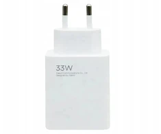 XIAOMI oryginalna kroviklis jungiama į tinklą USB A QC3.0 3A 33W MDY-16-EF balta bulk