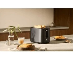 Skrudintuvas Xiaomi Toaster EU  | Galia 780–930 W | Lizdų skaičius 2 | Korpuso medžiaga - plastikas | Juodas