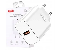 XO sieninis įkroviklis CE33 QC 18W 1x USB baltas