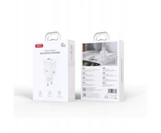 Įkroviklis XO kroviklis jungiama į tinklą CE36 PD 45W 1x USB-C 1x USB balta