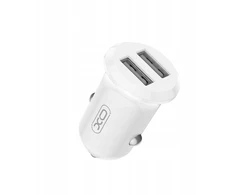 XO automobilinis įkroviklis CC67 12W 2x USB baltas