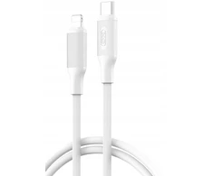 XO kabelis NB-Q265A PD USB-C - Lightning 1,0m 27W baltos spalvos